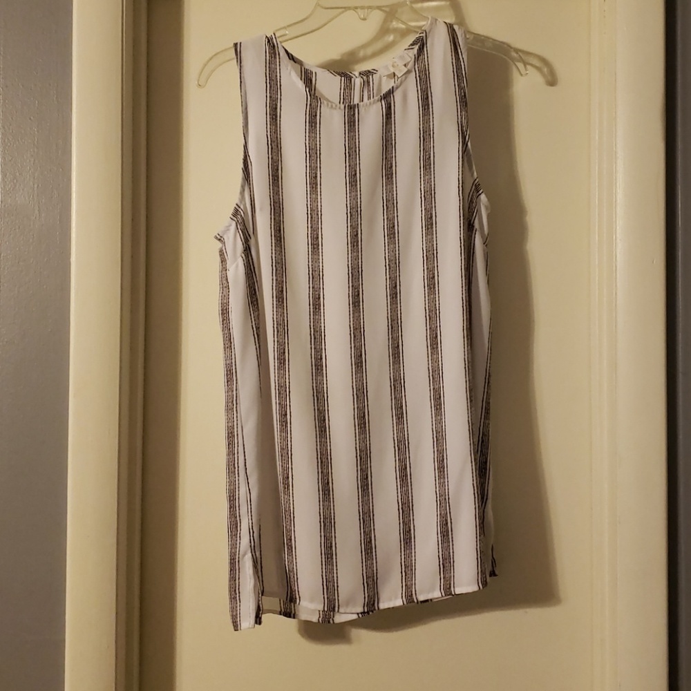 Women's striped tank top